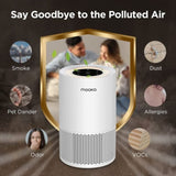 ZNTS Air Purifiers for Home Large Rooms up to 1200ft², MOOKA H13 True HEPA Air Purifier for Bedroom Pets 79959257