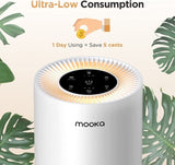 ZNTS Air Purifiers for Home Large Rooms up to 1200ft², MOOKA H13 True HEPA Air Purifier for Bedroom Pets 79959257