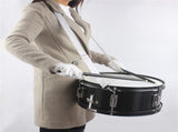 14 x 5.5 inches Professional Marching Snare Drum & Drum Stick & Strap & Wrench Kit Black 19215180