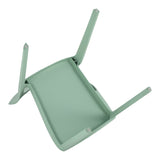 Summer - Haze Green Polypropylene Single-Side Chair - One-Piece Design for Indoor & Outdoor W3450P322880