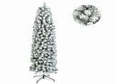7.5ft Pencil Flocking Christmas Tree 69444721