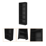 Sutton 4 Shelves Bookcase with Modern Storage Shelves B128P176161