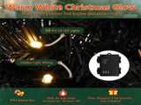 Black Small Pre Lit 4 Foot Christmas Tree with 50 Warm White LED, Flame Retardant PVC Foliage, 27413573
