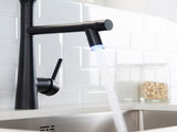 Heavy Duty Commercial Style Kitchen Sink Faucet, Single Handle Pre-Rinse Spring Sprayer Kitchen W1932P156129