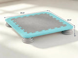 25.5 Inch Kids Mini Trampoline with Non-Slip EVA Jumping Surface, Rounded Edge PU Foam Foot Pads 79450087