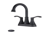 2-handle Lavatory Faucet Bathroom Sink Faucet DS-02-CD-011-541-MB