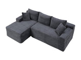 94.5" Cloud Modular Sectional Sofa Couch with L-Shape Chaise,Modern Minimalist Upholstered Couches W5515P479903