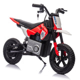 24V Kids Ride On Electric Toy Motocross Motorcycle,200W High Speed Hub Motor,Rear wheel shock W1578P225050