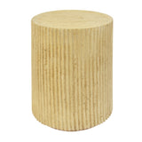 MGO Cylindrical Side Table, Wood-like texture, Antique brown Color N770P212236A