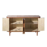 Accent Storage Cabinet, Modern Accent Buffet Cabinet Adjustable Shelves, Freestanding Sideboard W2729P246231