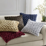 Square Decor Pillow Silver 20x20" B035129202