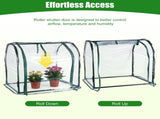 28.94"x21.46"x27.76" Tabletop Mini Greenhouse, Compact Mini Greenhouse with Zippered Door, No-Tool 41232409