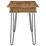Rustic Amber Writing Desk with 4 Hidden Storages B062P153670