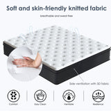Twin Size Mattress,8 Inch Hybrid Mattress, Individually Pocketed Innerspring, Medium Firm W2889P310459