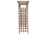 Beautiful And Practical Garden Arch Dark Brown 64813240