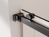 For 56-60 inches * 76 inches Frameless Double Sliding Shower Door in Matte Black , 3/8 inches W1552P239509