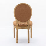 French Style Solid Wood Frame Antique Painting,Hand-pulled buckle decoration PU artificial leather W1143P166791