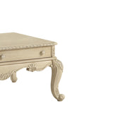 Antique White 2-Drawer Coffee Table with Cabriole Leg B062P209108