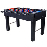 ZNTS 54-Inch Hurricane Foosball Table for Family Game Rooms with Light Cherry Finish, Analog Scoring and W465P164160