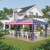 ZNTS Pop Up Canopy Party Tent with Netting 10' x 20' -AS （Prohibited by WalMart） 71104978