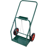 440lbs capacity Cylinder Cart,WELDING CYLINDER HAND TRUCK,Large Dual Oxygen Tank Cart Dolly With W465P175696