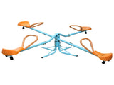 Outdoor Kids Spinning Seesaw Sit and Spin Teeter Outdoor Playground Equipment Swivel Teeter 91682116