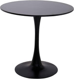 Modern Round Dining Table, 31.5'' Kitchen Dining Room Furniture, Coffee Table, Leisure Table, 07658051