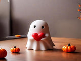 Halloween Ghost Figurine, Spooky Resin Ghost Statue, Funny Cute Ghost Ornaments for Halloween 62104765