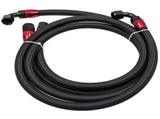 10 ROW AN 10 Universal Engine Oil Cooler Filter Adapter Kit New Black 01730643