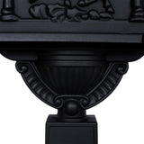 ZNTS Cast Aluminum Mail Box,Postal Box , Mailbox Color Black W46563686