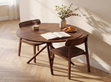 37.4 Inch Round Dining Table for 4-6 People, Cross X Metal Leg Kitchen Dinner Table with Adjustable 92177878