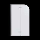 34" W x 58" H Frameless Folding Pivot Bathtub Door, 1/4" Thick SGCC Clear Tempered Glass Door, W1552P173132