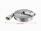 2" x 100ft Blue PVC Backwash Hose with Clamps, Camlock & Aluminum Fittings, Fits Various Pumps for 19742234