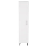 Laska 70" Tall Storage Cabinet Broom Closet with Broom Hangers,and Four Shelves B200P239805