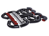 2.5 Inch 12pcs Universal Aluminum Tube Set Black 06549942