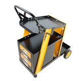 Multi-function welder trolley, MIG TIG ARC plasma cutter storage tank with 2 safety chains, portable W227P220276