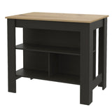 Brooklyn Kitchen Island, Three Concealed Shelves B128P148675