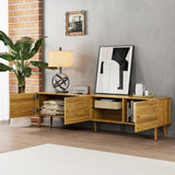 70 Inch Mid Century Modern TV Stand, TV Stand with Storage, Entertainment Center for Living Room W578P143416