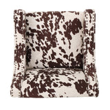 ZNTS Comfy Accent Chair with Tufted Backrest, Bedroom Single Seat Arm Chair with Wooden Legs, Modern Side 59995.00NVLT