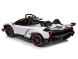 Lamborghini Poison Small Dual Drive 12V 4.5AH with 2.4G Remote Control Sports Car Electric Car White 34678486