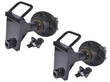 Pair Upgraded 6x5.5 Lug Superior Shipping Container Wheels,Bolt-on Spindle Kit 90325254