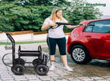 97*53*100cm Black Iron With Green Water Pipe Iron Spokes Water Pipe Truck 50216654