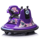 12V Kids Ride On Bumper car W/Parents control,Rotate 360 degrees,Two-handed switch for direction W1578P235079