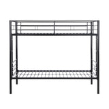 ZNTS METAL BUNK BED BLACK W311120498