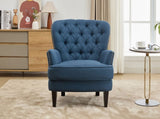 Mirod Vintage-Inspired Upholstered Lounge Chair with Nailhead Trim ,Solid Wood Legs for Stability N760P253374V