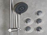Shower Set Include Lengthened Shower Bar Shower Head and Hose for Showering, Brushed Nickel 08591256