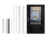 32'' x 80"Fiberglass Entry Door Frame,Right hand inswing 4-9/16 Fiberglass Door Jambs-Door frames W6213P571613