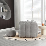 Soft Bean Bag Chair with High Resilient Foamfor living room and bedroom,Comfortable Square W1996P182141