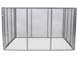 Large Outdoor Bin, 172 Gallon Metal Wire Mesher, Rust-Proof Coating Square Garden W465P370172