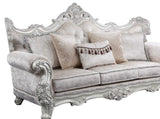 Melrose Traditional style Sofa in champagne and silver brush finish made with wood B009138493